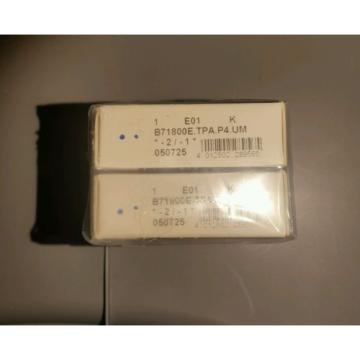 FAG  B71800E . TPA.P4.UM NTN JAPAN BEARING 2 pc