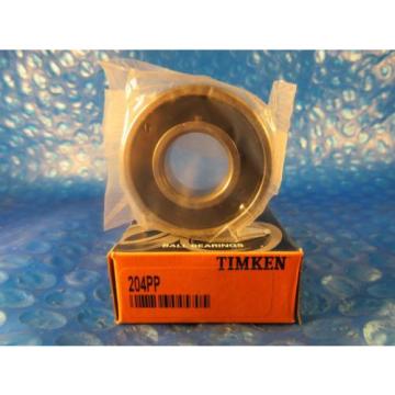 Timken 204PP Single Row Radial Bearing(DKF 6204 2RS, FAG, NTN, NSK, VV, FAFNIR)