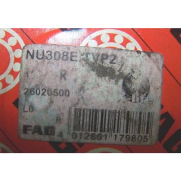 NEW FAG NU308ETVP2 CYLINDRICAL ROLLER BEARING