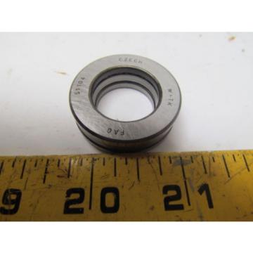 FAG 51104 Groved Race Thrust Bearing 30mmID 35mmOD10mmW