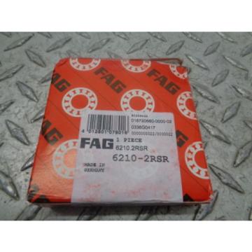 FAG 6210.2RSR DEEP GROOVE BALL NTN JAPAN BEARING - FACTORY SEALED