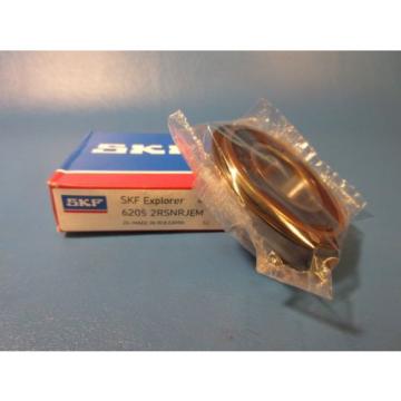 SKF 6205 2RSNRJEM, With Snap Ring, C3 Clearance, 6205 2RS NR JEM (FAG, NTN, NSK)