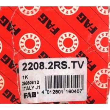 NIB FAG 2208.2RS.TV SELF ALIGNING BEARING 22082RSTV, 29050612