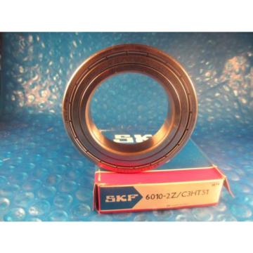 SKF 6010 2Z JEM Deep Groove Roller Bearing,ZZ (=2 Fafnir 9110KDD, FAG, NSK, NTN)