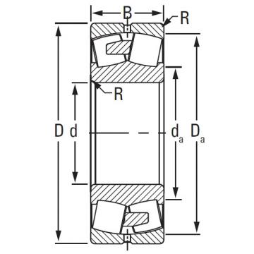 Timken TAPERED ROLLER 22311EMW33W800    