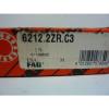 Fag 6212-2ZR-C3 Shielded Bearing ! NEW !