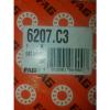 FAG 6207-C3 DEEP GROOVE BALL BEARING, SINGLE ROW, OPEN, STEEL CAGE, C3 (56)