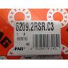 FAG 6209.2RSR.C3 BALL BEARING *LOT OF 2*