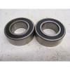 LOT OF 2 FAG 63005 RUBBER SHIELDED SINGLE ROW BALL BEARING