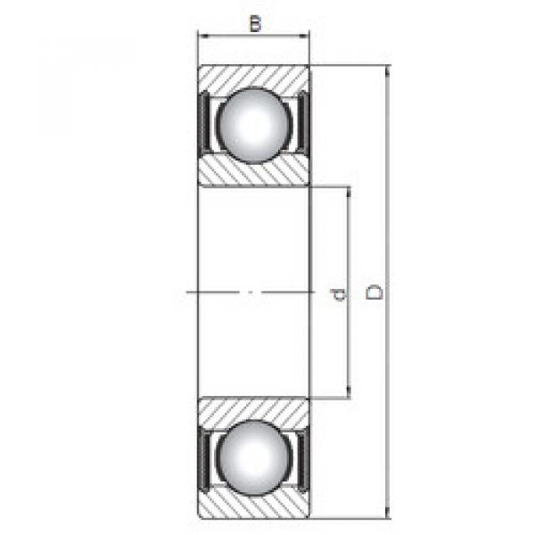 Подшипник 62307-2RS CX #1 image