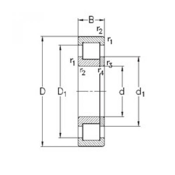 Подшипник NUP304-E-TVP3 NKE #1 image