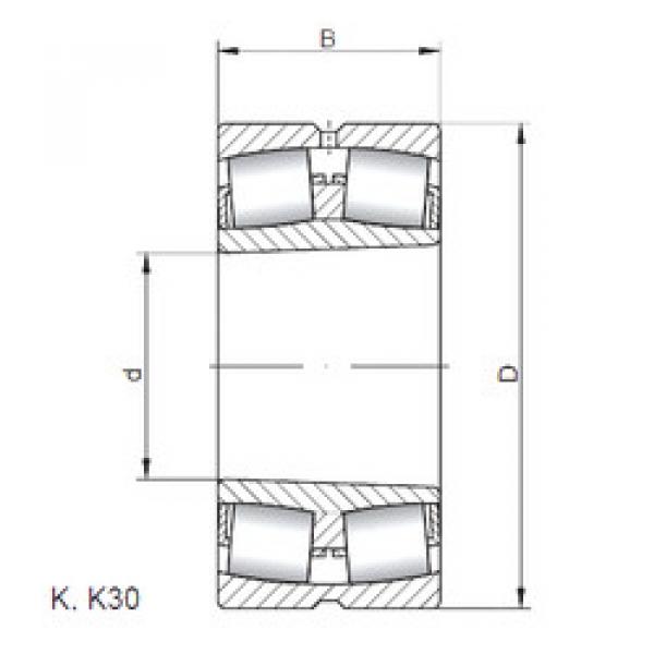 Подшипник 21320 KCW33 CX #1 image