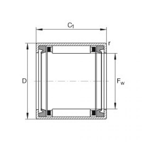 Подшипник HK1816-2RS INA #1 image