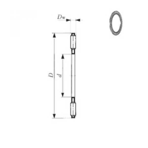 Подшипник NTB 100135 IKO #1 image