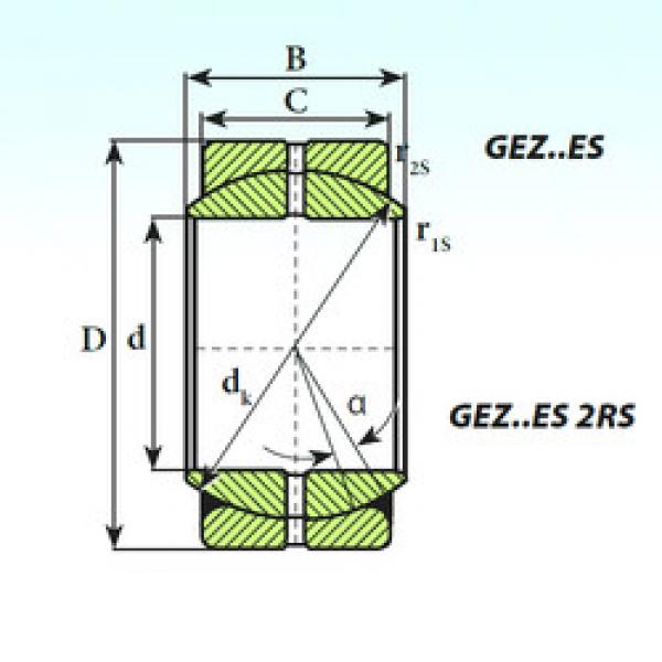 Подшипник GEZ 25 ES 2RS ISB #1 image