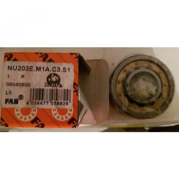 FAG Cylindrical Bearing NU203E M1A C3 #5 image