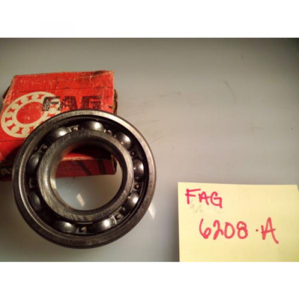 FAG 6208A SINGLE ROW BALL BEARING #3 image