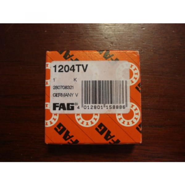 FAG, Self Aligning Bearing, 20mm x 47mm x 14mm, Extra Narrow, 1204TV /1716eHE0 #5 image