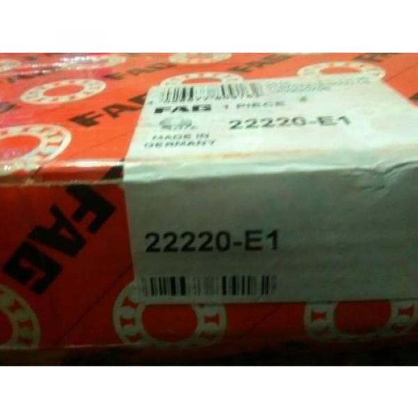 22220-E1 FAG spherical roller bearing #3 image