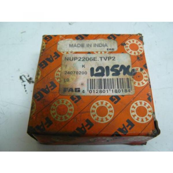 NEW FAG NUP2206ETVP2 ROLLER BEARING #3 image