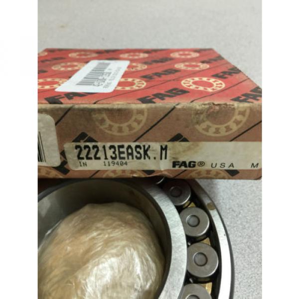 NEW IN BOX FAG 22213EASKM SPHERICAL ROLLER BEARING 22213EASK.M #3 image