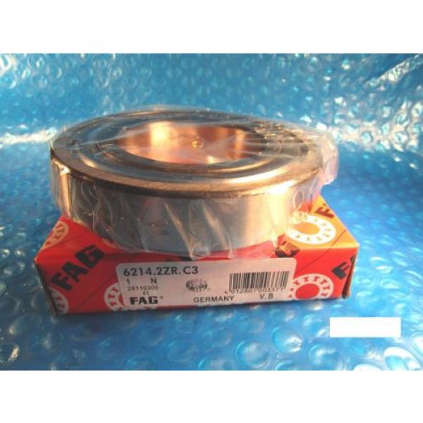 Fag 6214-2ZR C3, Single Row Ball Bearing(=2 SKF 2Z, NSK ZZ,NTN,Fafnir 214KDD) #1 image