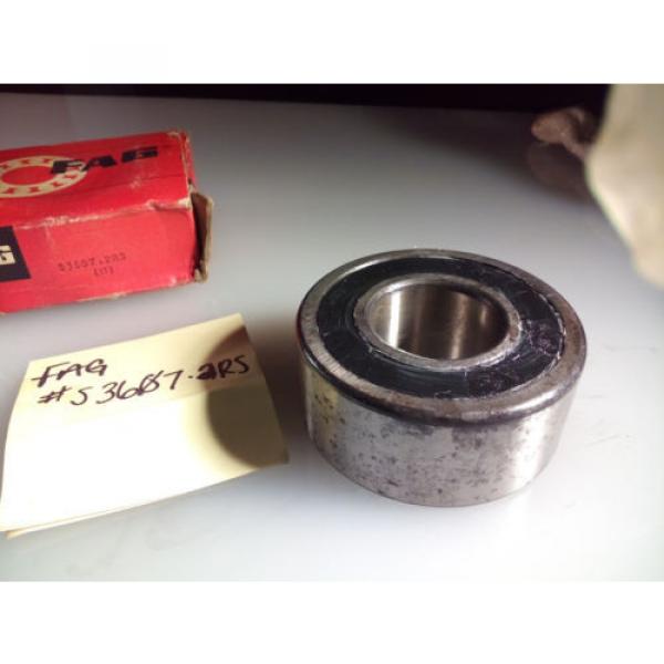 FAG 6307RS SINGLE ROW DEEP GROOVE BALL BEARING #5 image