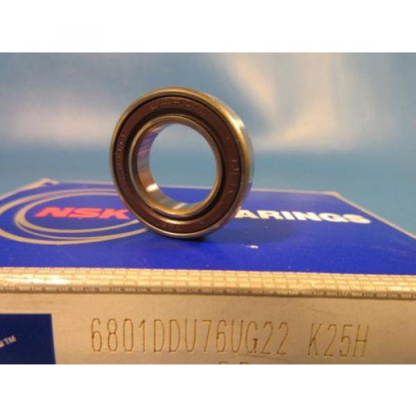 NSK 6801DDU, 6801DDU 76VG22, 51201 Single Row Deep Groove Bearing =NTN, FAG, SKF #2 image