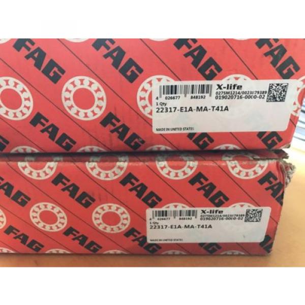 FAG 22317-E1A-MA-T41A Shaker Screen Bearing, Straight Bore #3 image