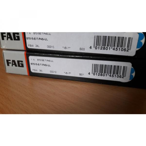 Bearing FAG B7015-E-T-P4S-UL #4 image