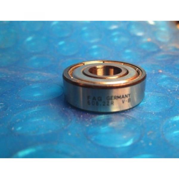 FAG 608 2ZR Deep Groove Roller Bearing 2Z, ZZ (NTN,SKF,Nachi, NSK) #3 image