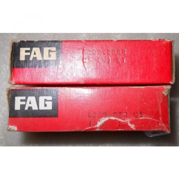 New NIB (surplus old stock) Lot of 2 NTN JAPAN BEARING  FAG 6209.2RSR 6209 2RSR #3 image