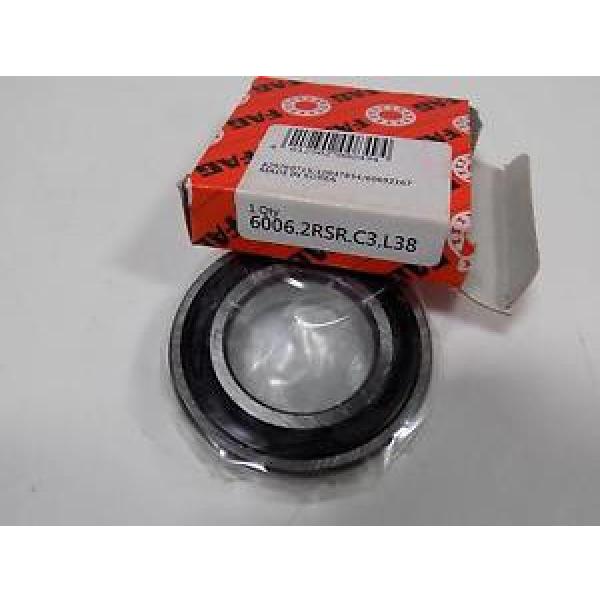 FAG DEEP GROOVE BALL BEARING 6006.2RSR.C3.L38 NIB #5 image