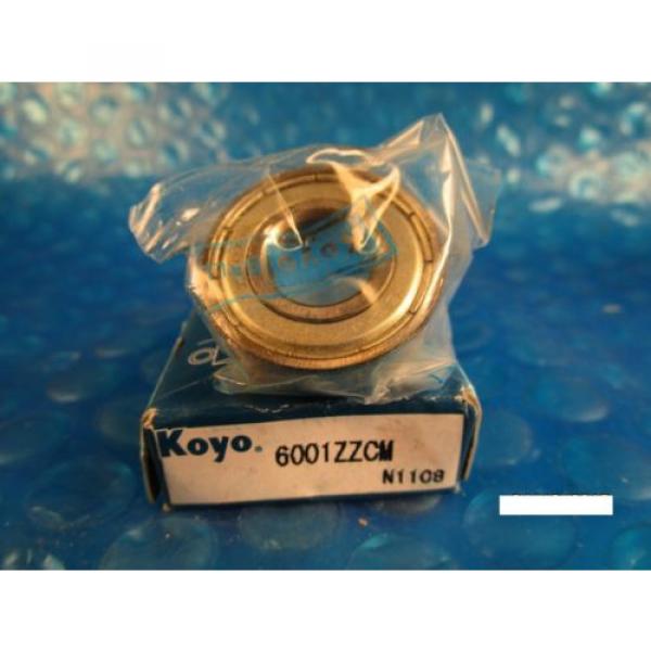 KOYO 6001 ZZ CM, 2Z, 2RZ,Deep Groove roller Bearing (=2 SKF, NSK FAG, 9101 KDD) #1 image