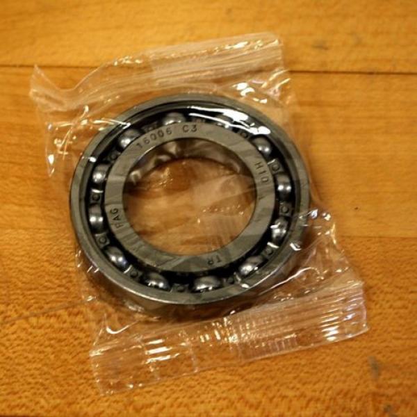 FAG 16006-A-C3 Deep Groove Single Row Ball Bearing, 30mm I.D 55mm O.D. #3 image