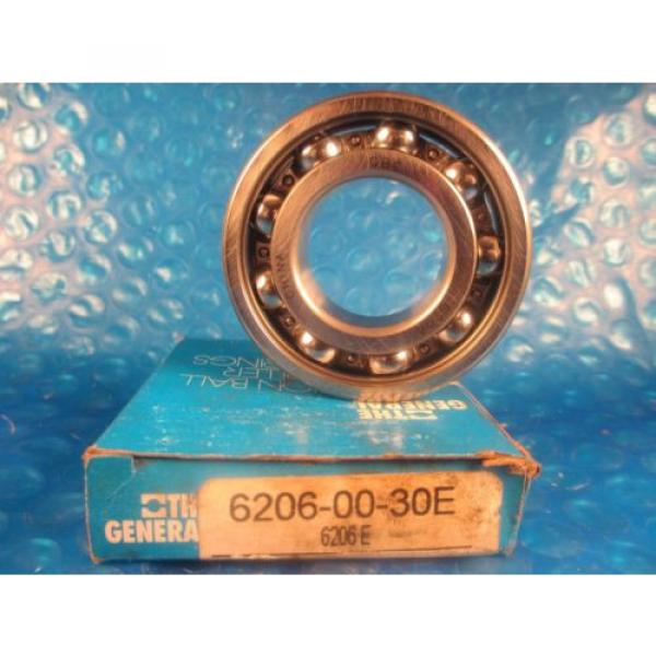 General Bearing, GBC,6206-00-30 E, 6206, Ball Bearing,(Compare 2 SKF, FAG, NSK) #1 image