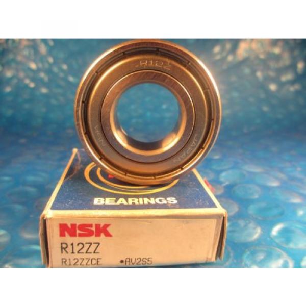 NSK R12 ZZ, Single Row Radial Bearing, R12ZZ, 2Z (=2 MRC FF, FAG, NTN) #1 image