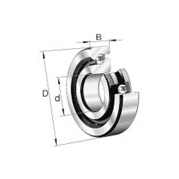 7602050-TVP FAG Axial angular contact ball NTN JAPAN BEARING 7602, single direction, with #5 image