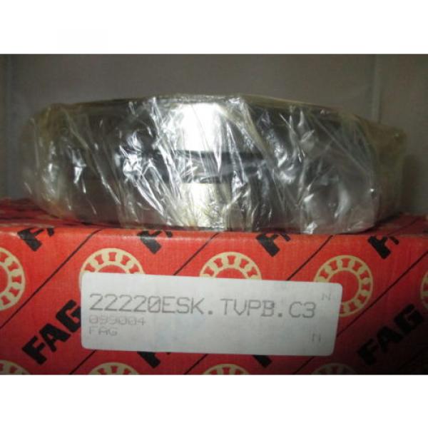 NEW FAG SPHERICAL ROLLER BEARING  - 22220 E S K C3 #2 image