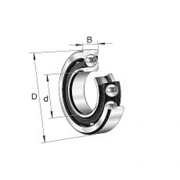 7214-B-MP-UO FAG Angular contact ball bearing #5 image