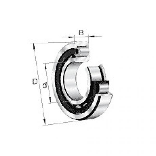 NJ2208E.TVP2 FAG Cylindrical Roller Bearing Single Row #5 image