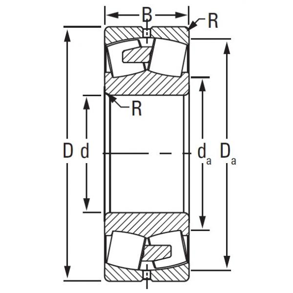 Timken TAPERED ROLLER 22311KEMW33W800C4     #5 image